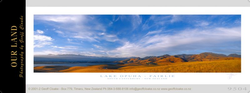 9504 - Lake Opuha - Sample Pano